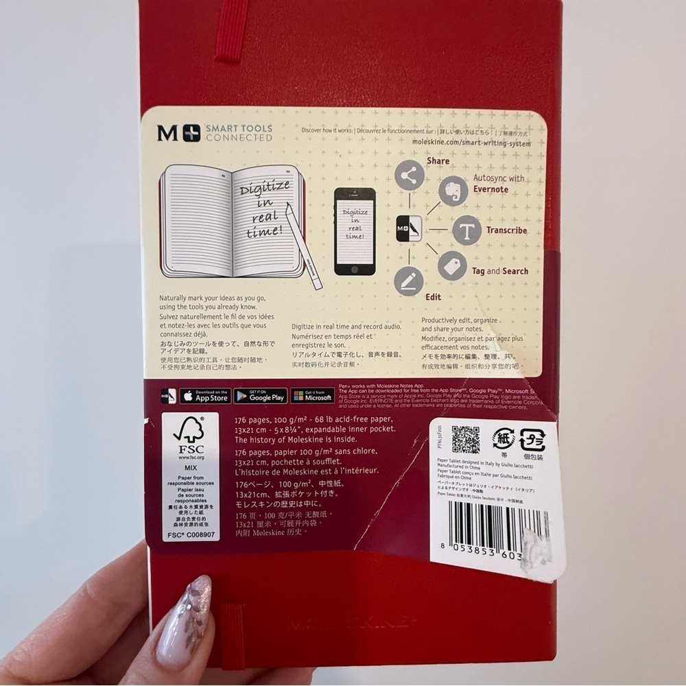 MOLESKINE Ruled Tablet Size Notebook | NEW - Picture 2 of 5